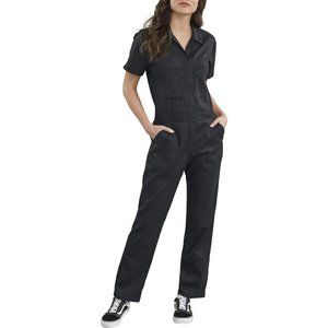 Womens Short Sleeve Flex Coverall two back and two hip pockets